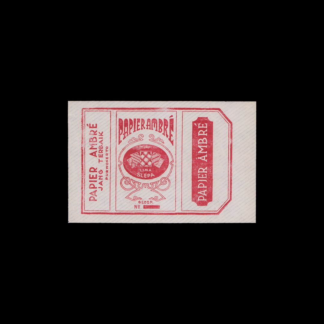 Papier Ambre Tjap Lima Slepa