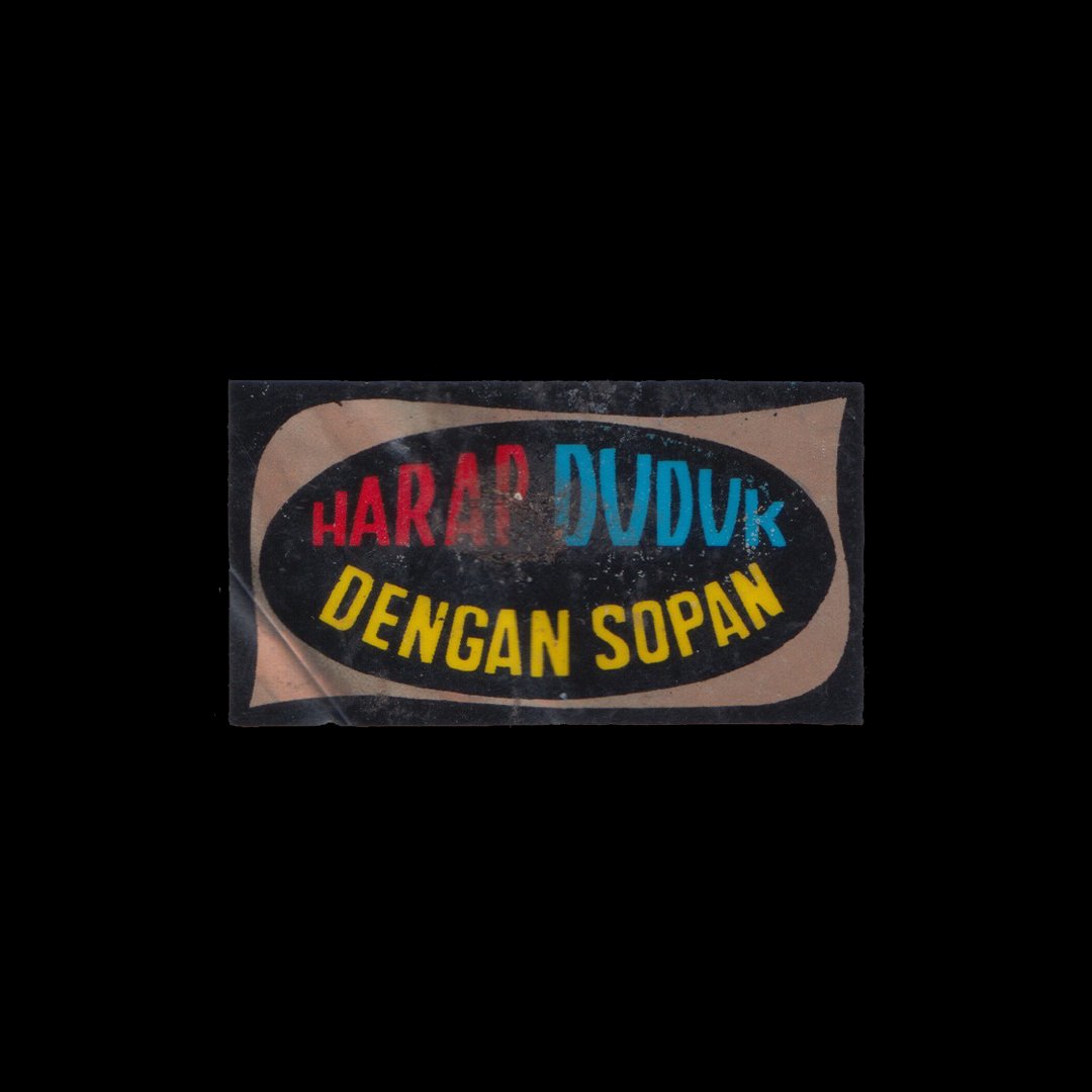 Harap Duduk Dengan Sopan