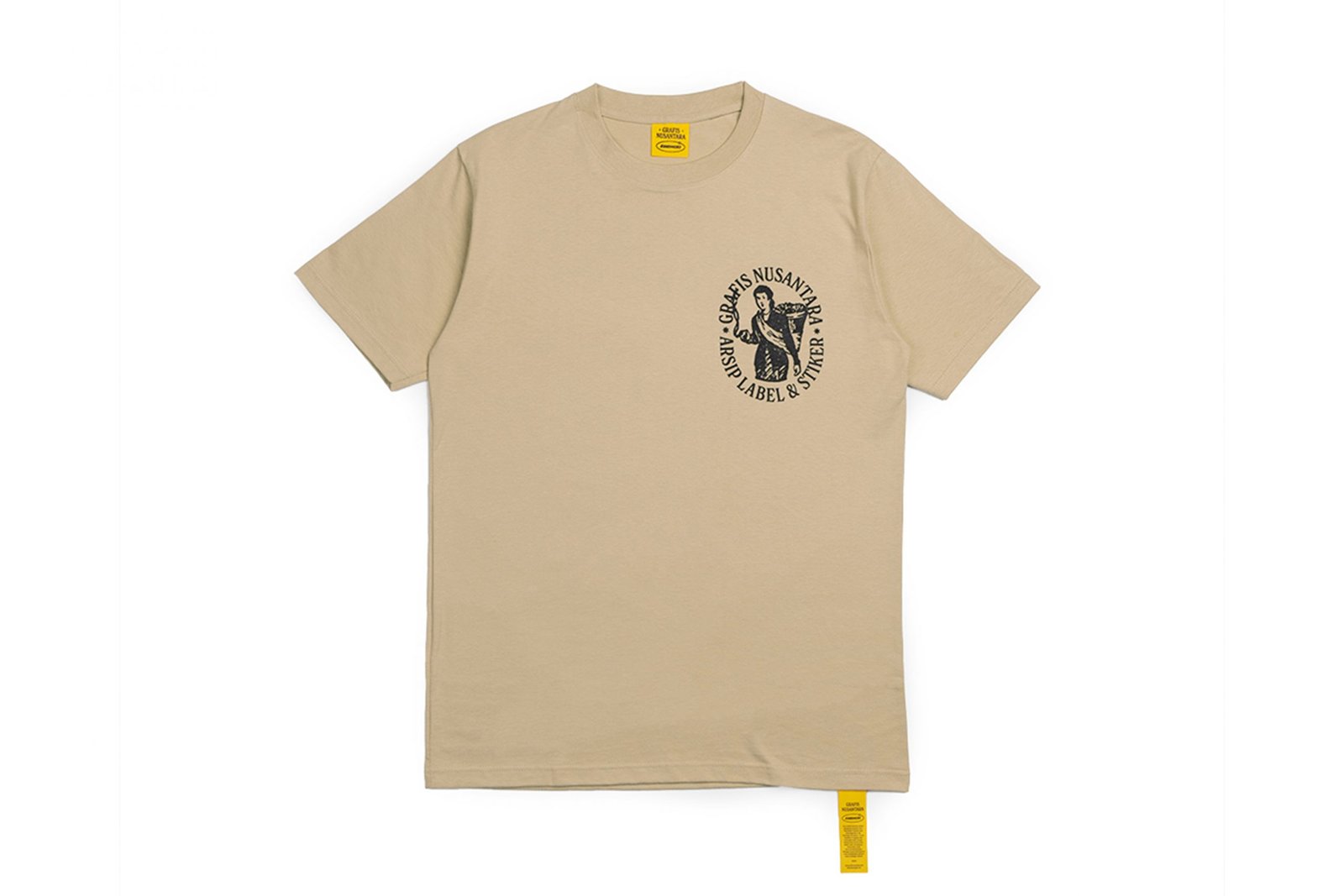 GRAFIS NUSANTARA BEIGE SHORT TEE