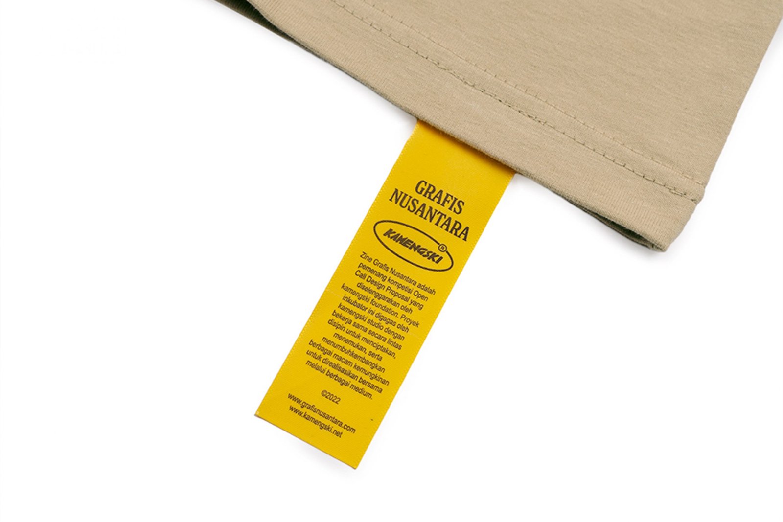 GRAFIS NUSANTARA BEIGE SHORT TEE