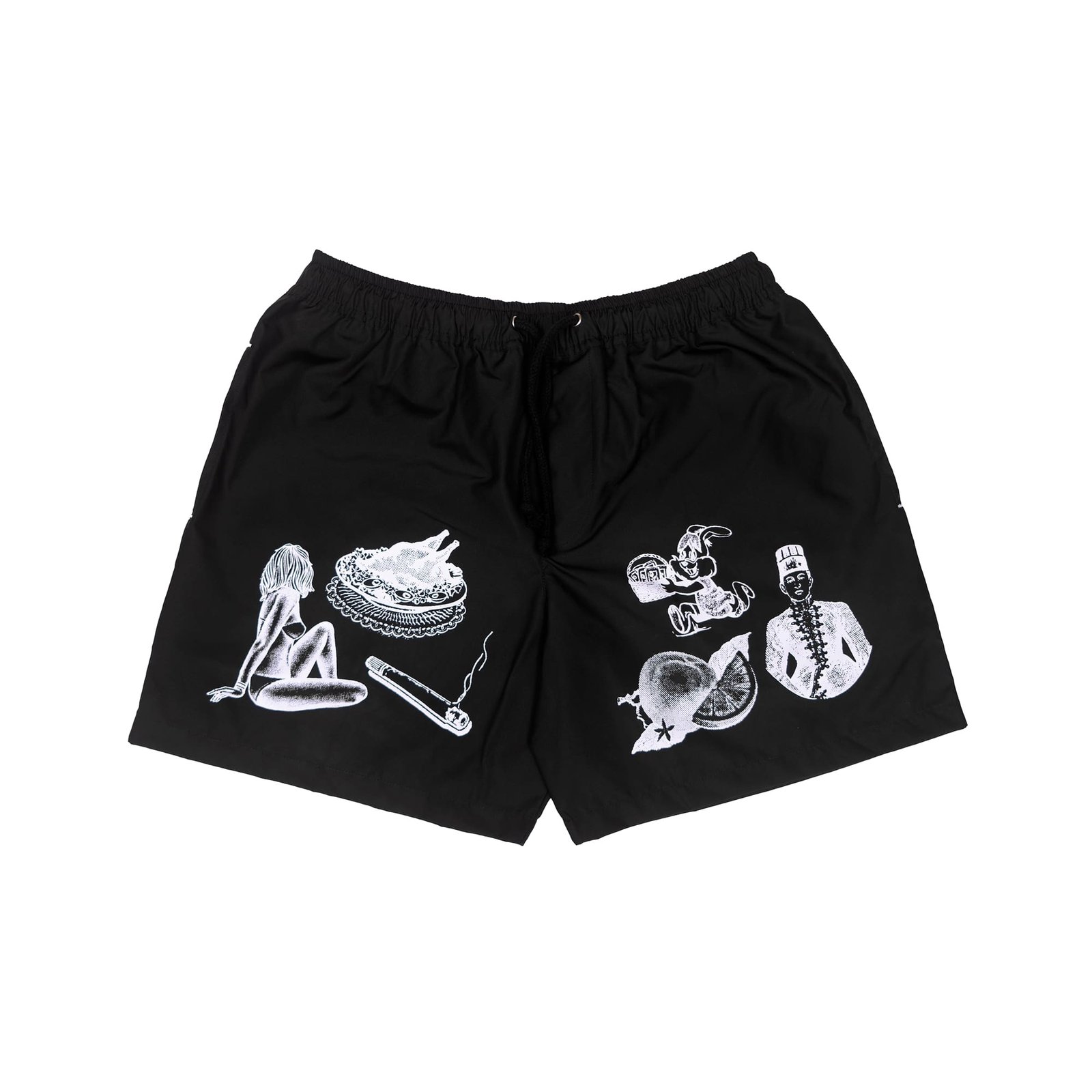 GRAFIS NUSANTARA BLACK SHORT PANTS