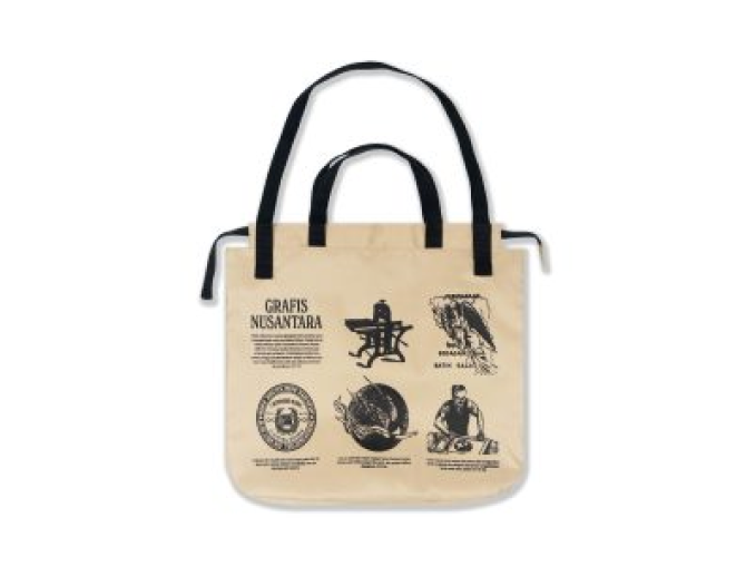 GRAFIS NUSANTARA TOTEBAG BEIGE