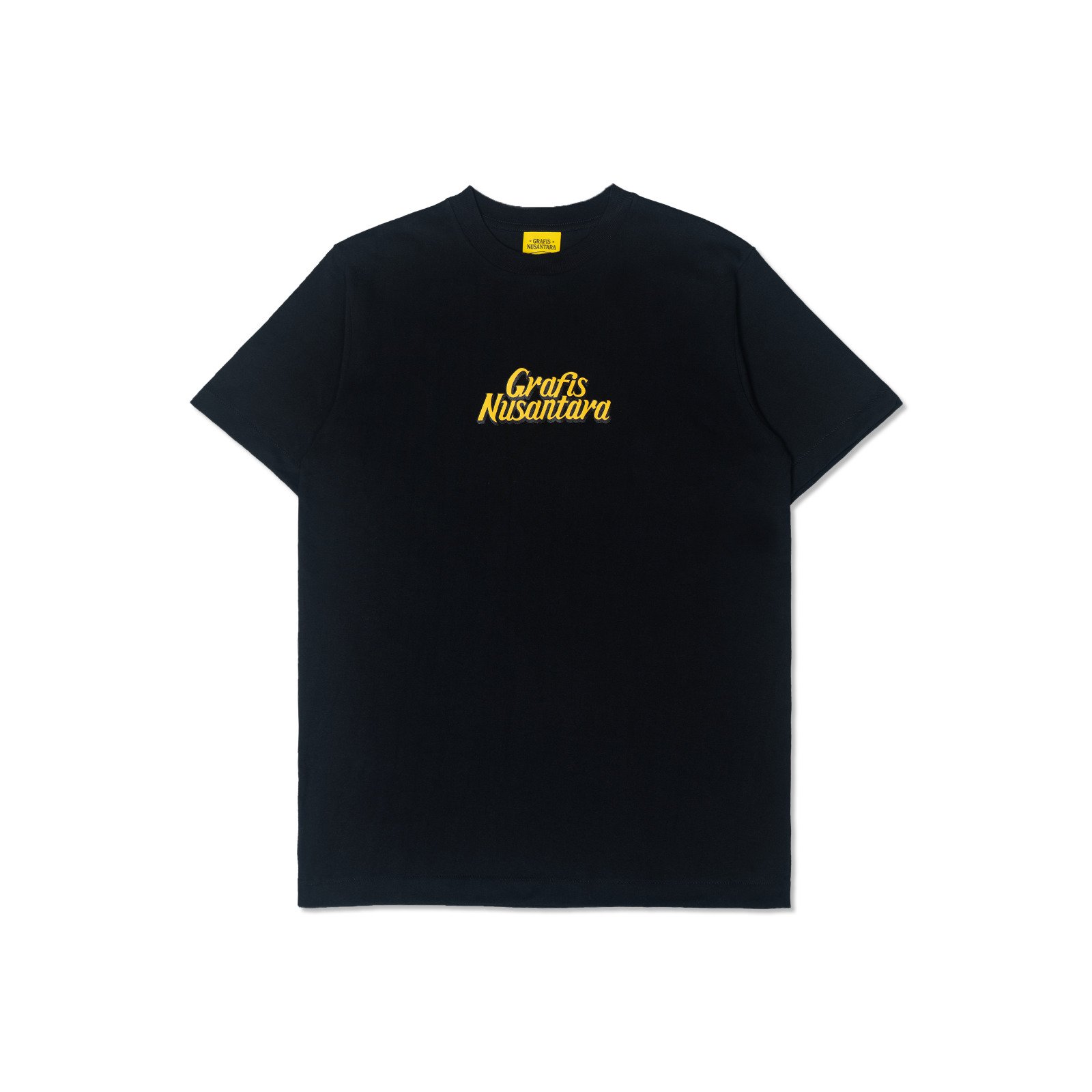 GRAFIS NUSANTARA STICKER ROMANTIS BLACK SHORT TEE