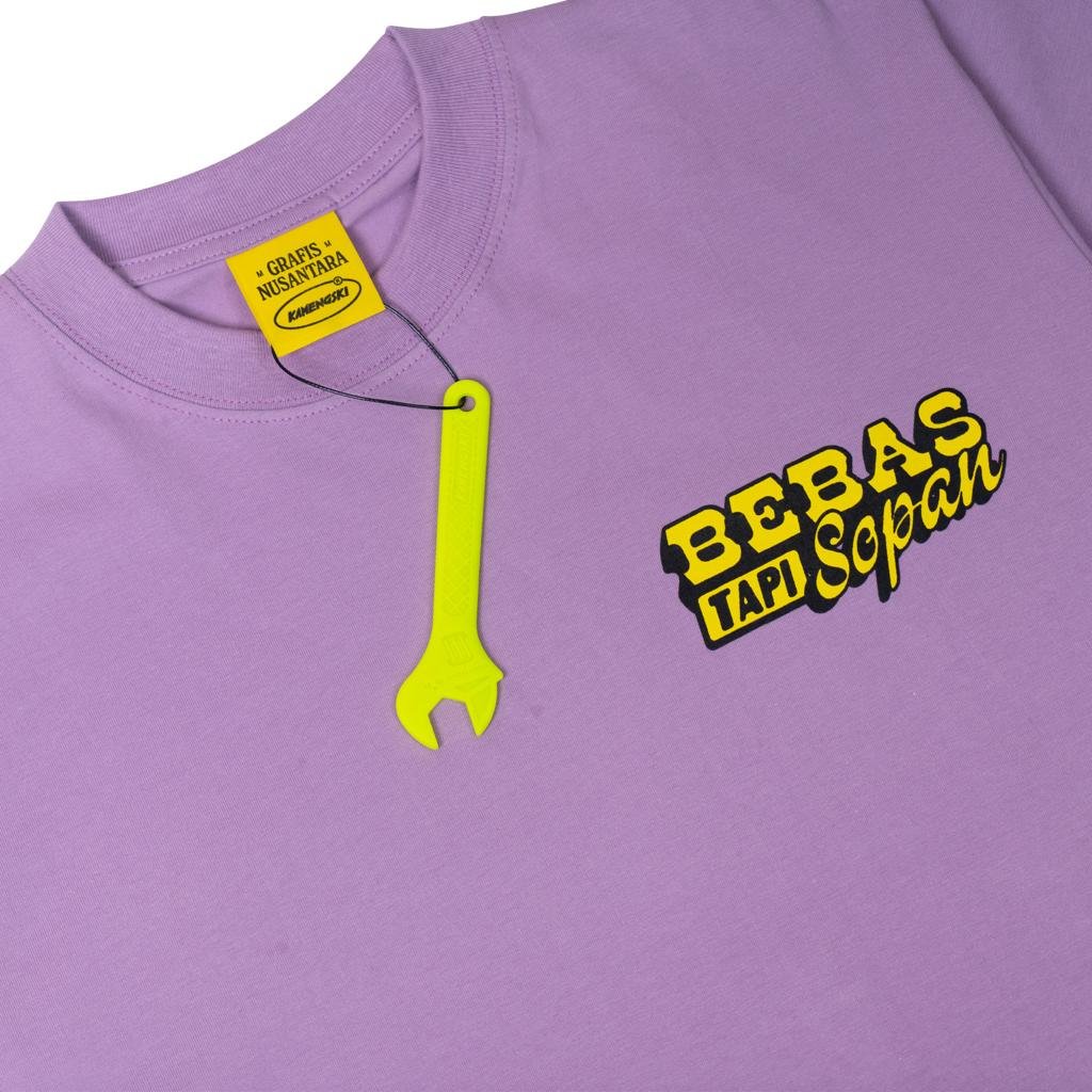 GRAFIS NUSANTARA BEBAS TAPI SOPAN LILAC SHORT TEE