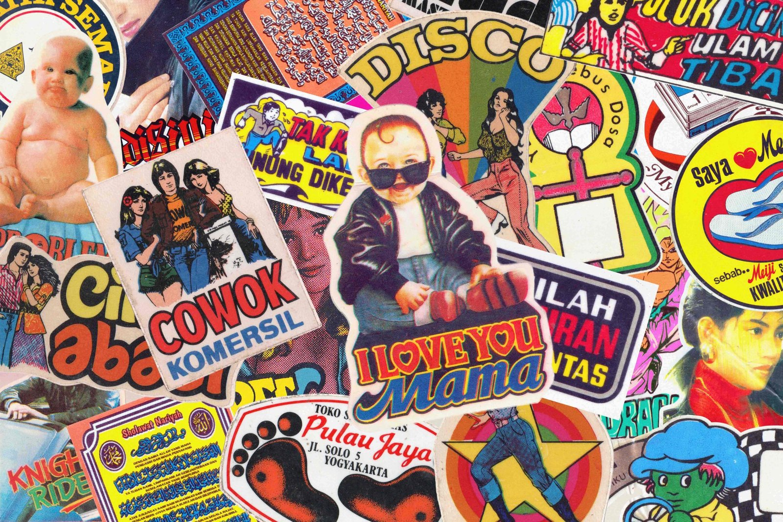 Grafis Nusantara sticker collection (Grafis Nusantara, Grammars, 2025)
