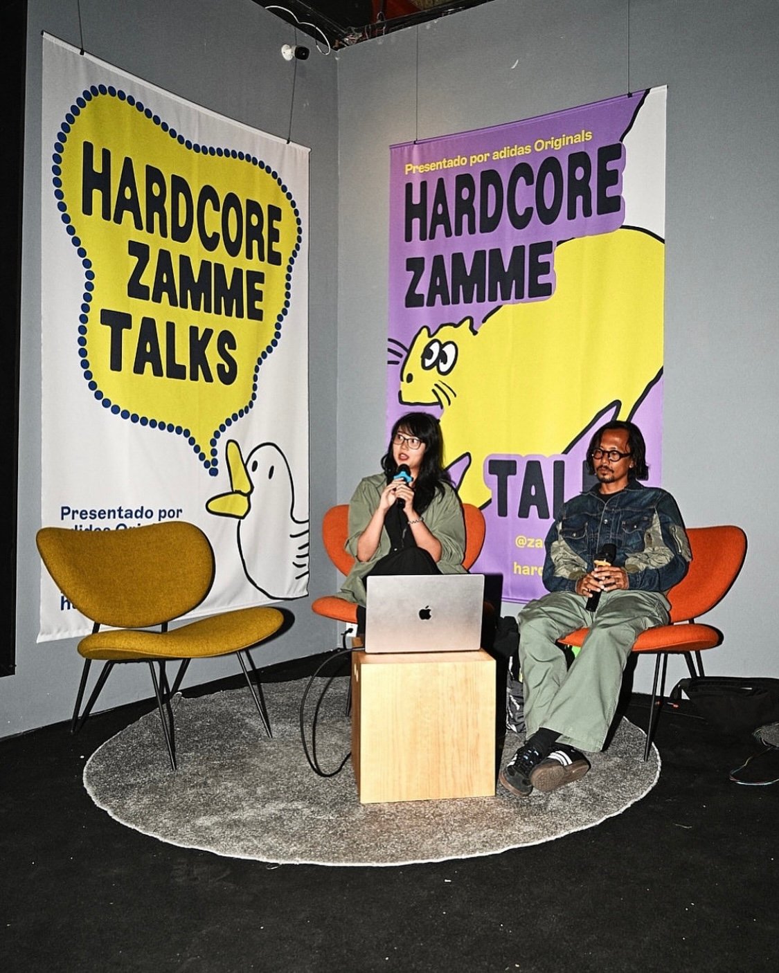 Documentation of our talk, captured by Zamme Projects and Hardcore Art Book Fair, 2025.